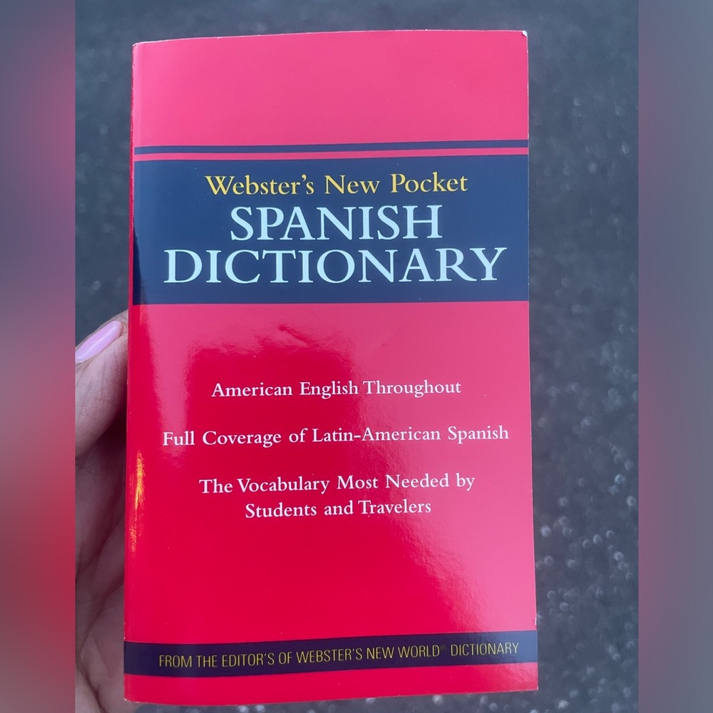 Webster’s New Pocket Spanish Dictionary